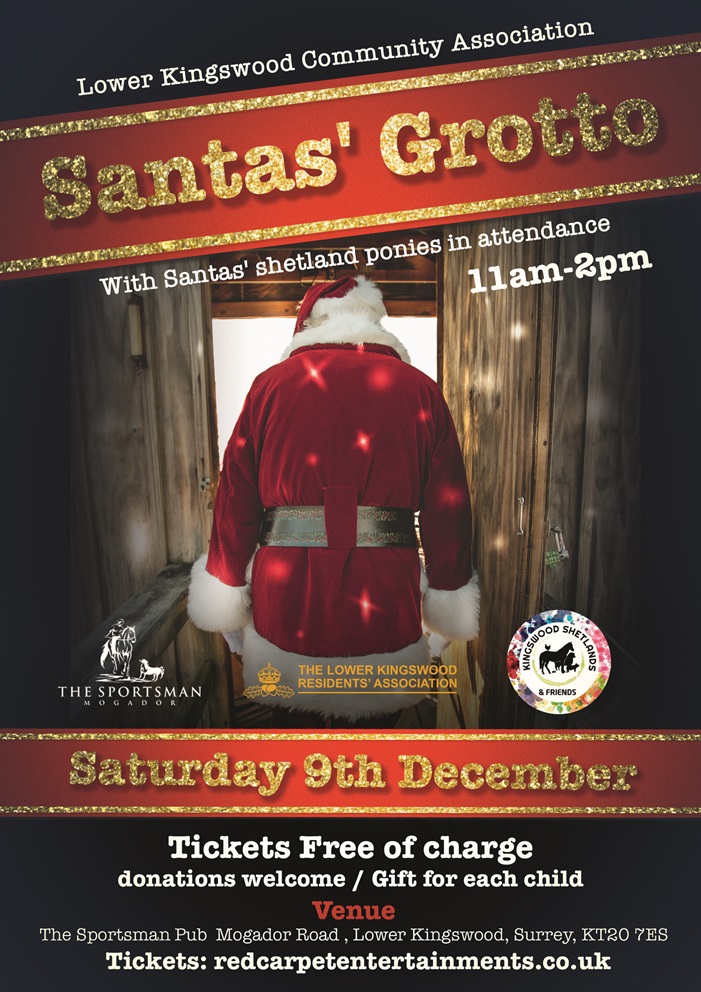 Community Santas Grotto with Santas’ ponies and helpers