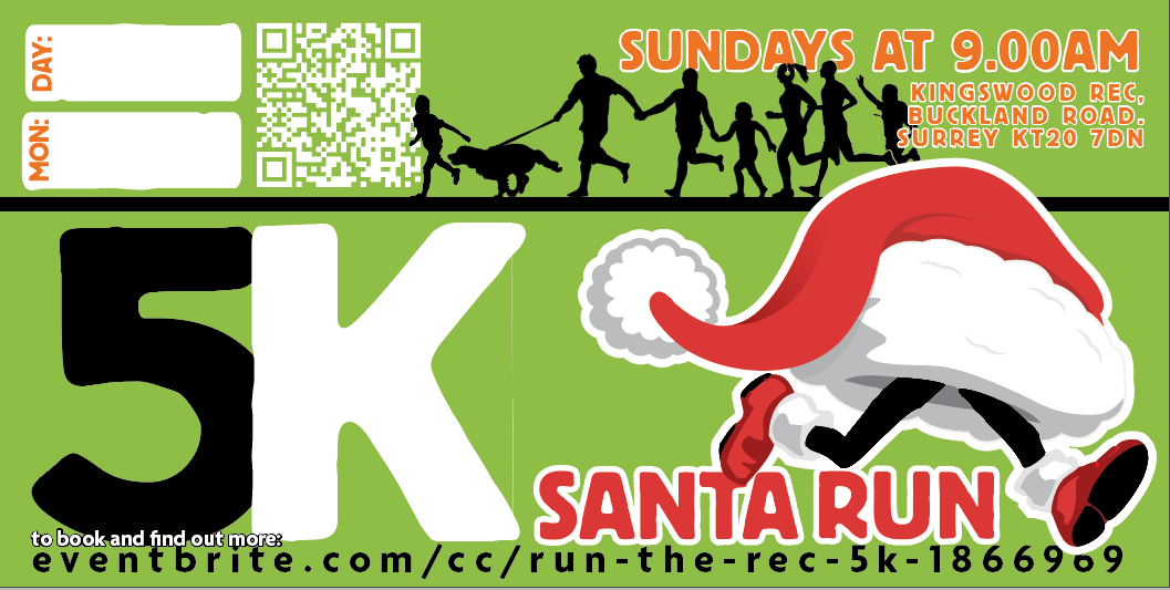 Run The Rec Santa’s Fun Run Sunday 10th December